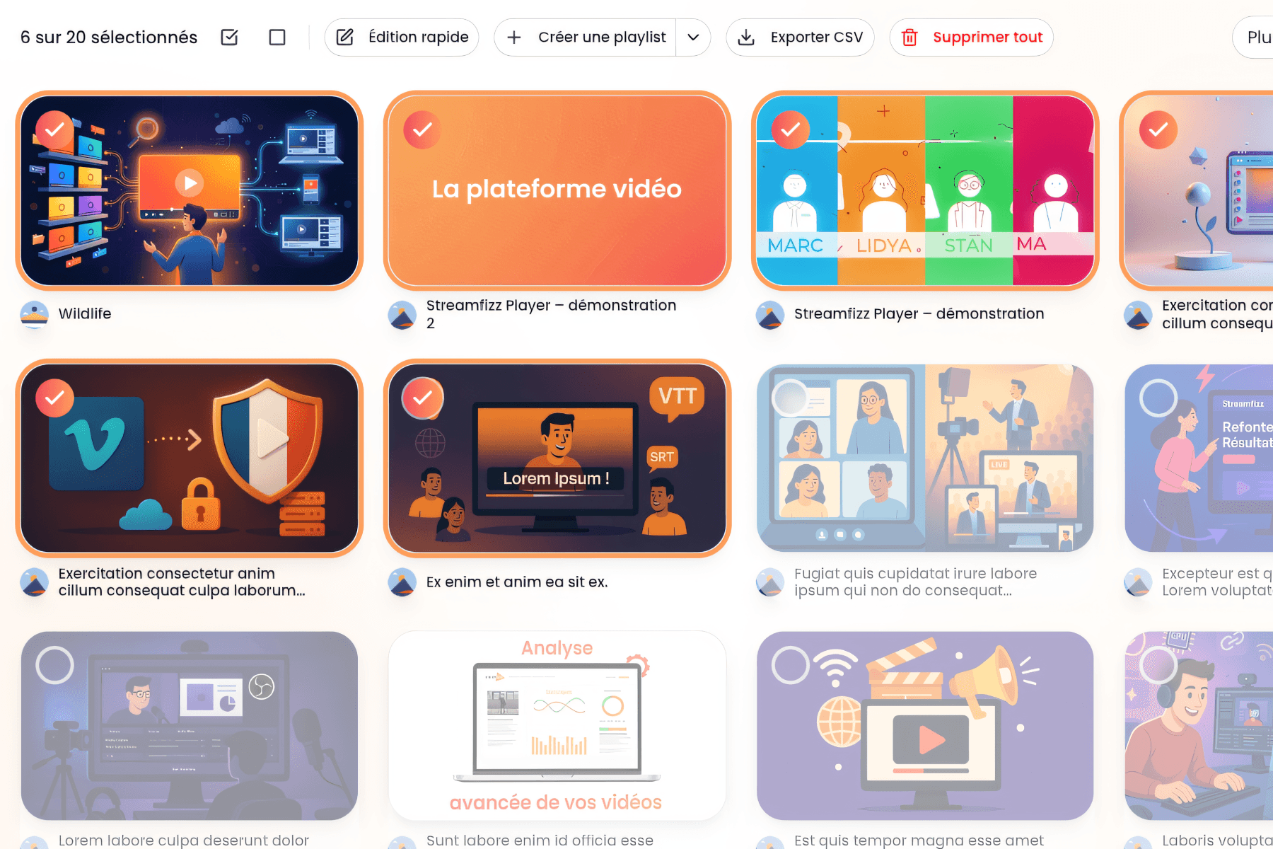 Centralisation sécurisée des vidéos en France