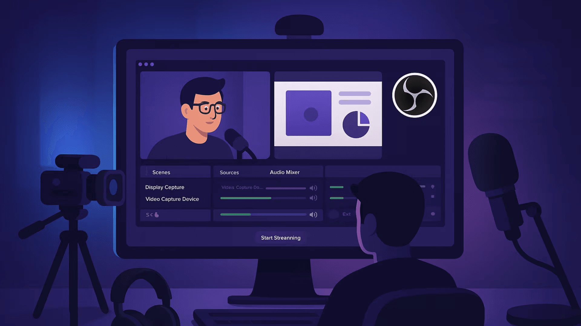 Compatibilité avec OBS Studio et les outils de production