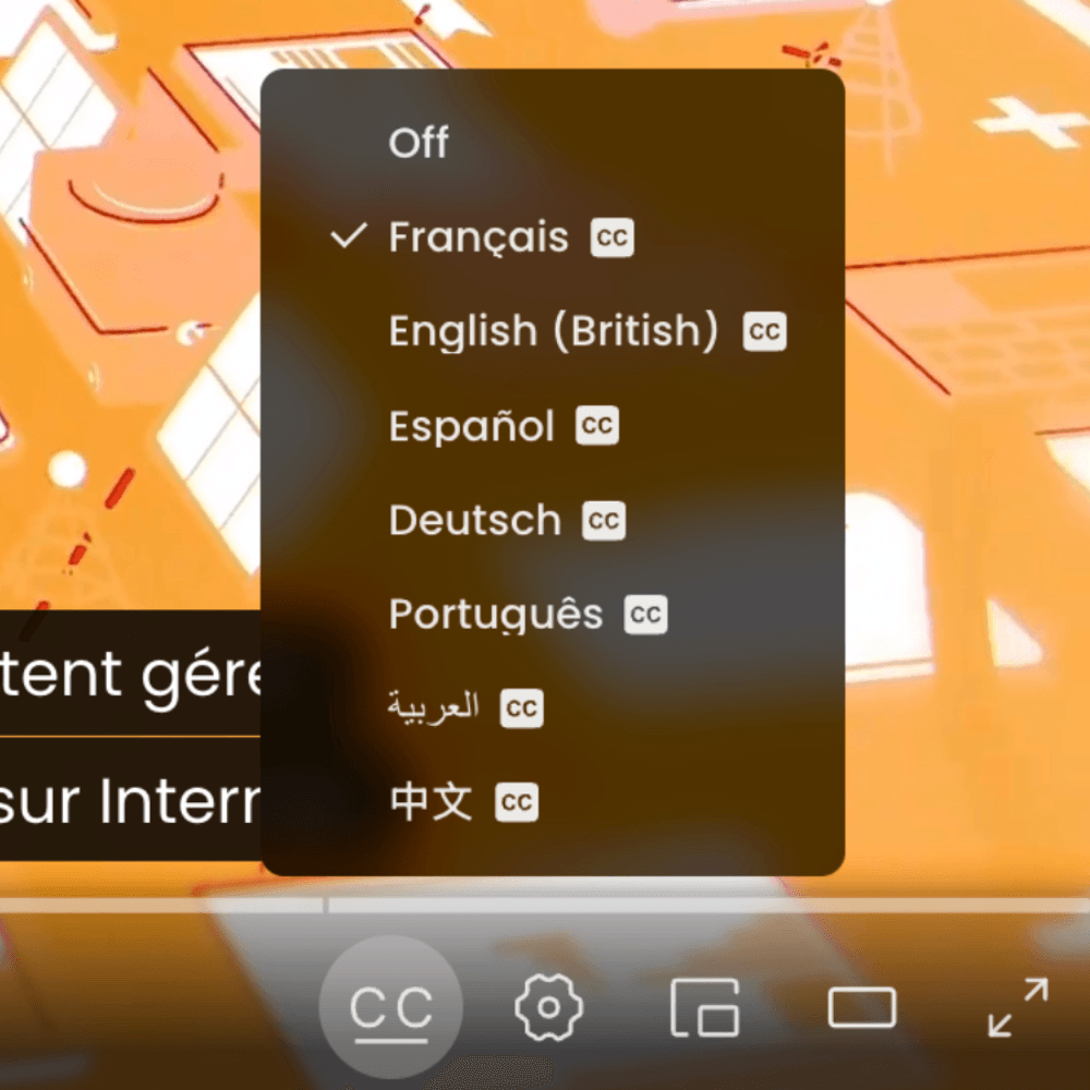 Sous-titrage automatique et traduction d'un webinaire